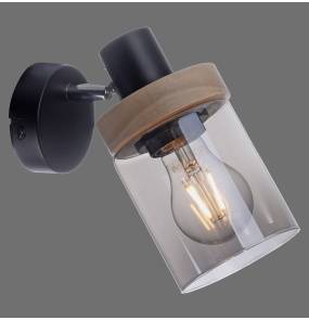 Kinkiet PASQUAL 11311-18 oprawa w kolorze czarnym ZUMA LINE by Paul Neuhaus