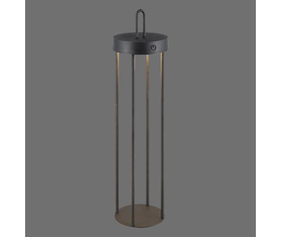 Lampa stołowa bezprzewodowa ANSELM 19301-18 oprawa w kolorze czarnym ZUMA LINE by Paul Neuhaus