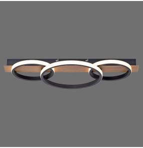 Lampa sufitowa TROOPER 15616-78 oprawa w kolorze czarnym ZUMA LINE by Paul Neuhaus
