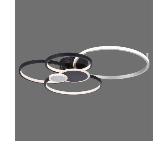 Lampa sufitowa PAPILON 14549-18 oprawa w kolorze czarnym ZUMA LINE by Paul Neuhaus