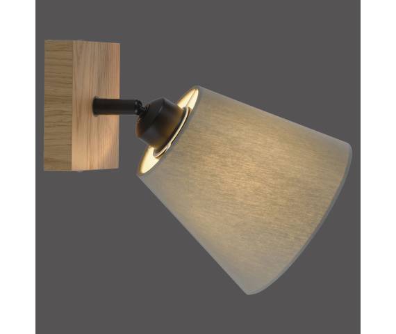 Kinkiet GREEN MICHEL 11581-79 oprawa drewniana ZUMA LINE by Paul Neuhaus