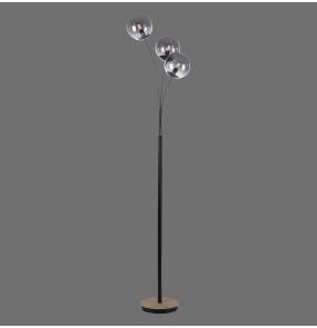 Lampa podłogowa GREEN WIDOW 11391-79 oprawa w kolorze czarnym ZUMA LINE by Paul Neuhaus