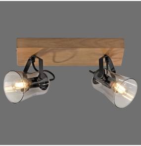 Lampa sufitowa GREEN LANGSTRÖM 11448-79 oprawa drewniana ZUMA LINE by Paul Neuhaus