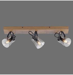 Lampa sufitowa GREEN LANGSTRÖM 11449-79 oprawa drewniana ZUMA LINE by Paul Neuhaus