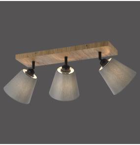 Lampa sufitowa GREEN MICHEL 11582-79 oprawa drewniana ZUMA LINE by Paul Neuhaus