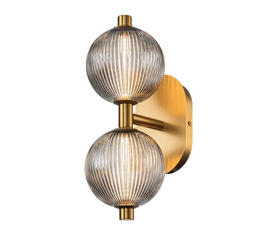 Kinkiet Palmas oprawa w kolorze złota QN-PALMAS-2W-BG QUINTIESSE