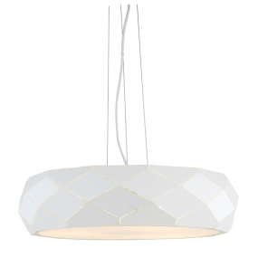 WYPRZEDAŻ Lampa wisząca Reus LP-8069/1P WH oprawa w kolorze białym LIGHT PRESTIGE