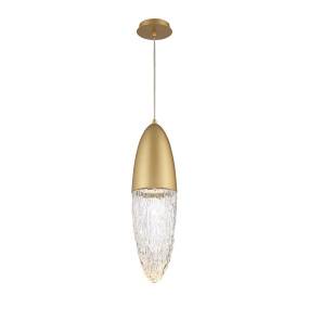 Lampa wisząca Ecrou oprawa w kolorze szczotkowane złoto QN-ECROU-1P-BG QUINTIESSE