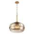 Lampa wisząca Nottingham oprawa w kolorze złota QN-NOTTINGHAM-3P-AB QUINTIESSE
