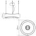 qn horizon ring led 80 teak size