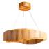 Lampa wisząca Horizon oprawa w kolorze drewna QN-HORIZON-RING-LED-80-TEAK QUINTIESSE