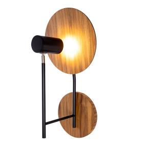 Kinkiet Dot oprawa w kolorze drewnianym QN-DOT-WB1-TEAK QUINTIESSE