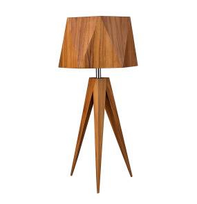 Lampa stołowa Angular oprawa w kolorze drewnianym QN-ANGULAR-TL-TEAK QUINTIESSE 