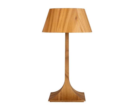 Lampa stołowa Nostalgia oprawa w kolorze drewnianym QN-NOSTALGIA-TL-M-TEAK QUINTIESSE 