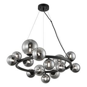 Lampa wisząca MILA ML0334 oprawa w kolorze czarnym MILAGRO