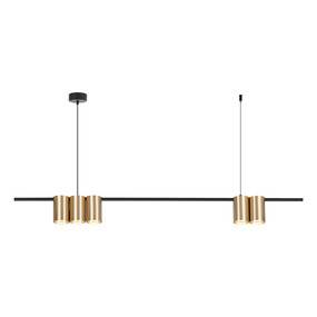 Lampa wisząca GENESIS ML0369 oprawa w kolorze złotym MILAGRO