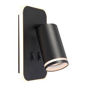 Kinkiet PIPE RING ML2081 oprawa w kolorze czarnym MILAGRO