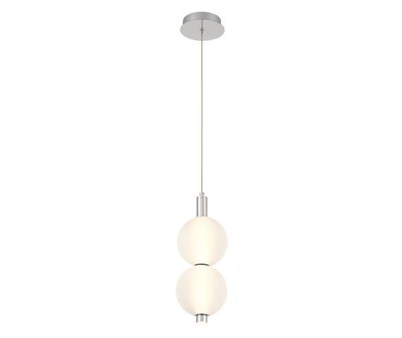Lampa wisząca Palmas oprawa w kolorze niklu QN-PALMAS-2MP-PN QUINTIESSE