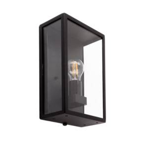 Lampa ścienna LOFOTEN mleczny/transparentny oprawa w kolorze czarnym Norlys