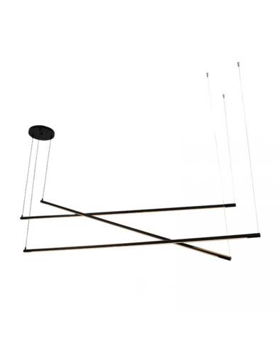 Lampa wisząca 22237 oprawa w kolorze czarnym ZAMBELIS 