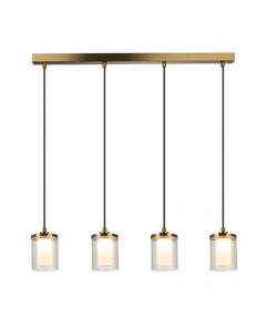 Lampa wisząca 23020 oprawa w kolorze złotym ZAMBELIS 