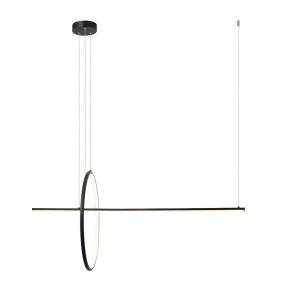 Lampa wisząca 20128 oprawa w kolorze czarnym ZAMBELIS 