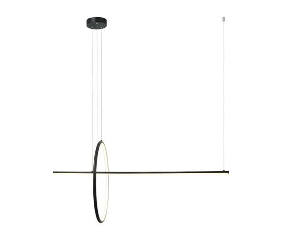 Lampa wisząca 20128 oprawa w kolorze czarnym ZAMBELIS 