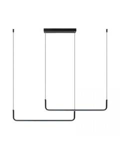 Lampa wisząca 22010 oprawa w kolorze czarnym ZAMBELIS 