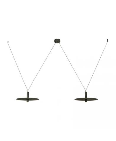Lampa wisząca 23227 oprawa w kolorze czarnym ZAMBELIS 