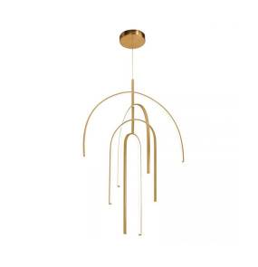 Lampa wisząca 1933 oprawa w kolorze złotym ZAMBELIS 