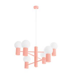 Żyrandol HALO 6 SL.1838 oprawa w kolorze brzoskwiniowym Sollux Lighting