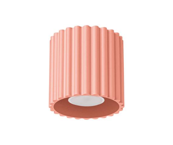 Oprawa natynkowa AURA 1 GU10 SL.1824 oprawa w kolorze brzoskwiniowym Sollux Lighting