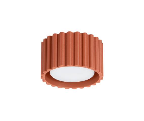 Oprawa natynkowa AURA 1 GX53 SL.1802 oprawa w kolorze ochry czerwonej Sollux Lighting