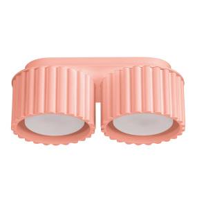 Lampa sufitowa AURA 2 GX53 SL.1828 oprawa w kolorze brzoskwiniowym Sollux Lighting