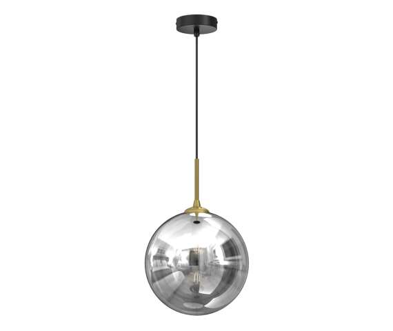 Lampa wisząca REFLEX MLP8414 oprawa w kolorze czerni i złota MILAGRO