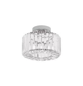 Plafon VETRO LP-2910/1C CH oprawa w kolorze srebrnym Light Prestige