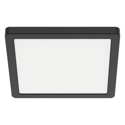 Plafon Evora Czarny Square 18W 3CCT