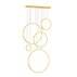 Lampa wisząca Saturno Gold 100W LED mezzanine