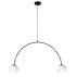 Lampa wisząca BOW 1222 oprawa w kolorze czarnym ZUMA LINE