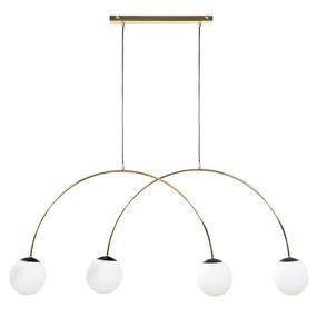 Lampa wisząca BOW 1219 oprawa w kolorze złotym ZUMA LINE