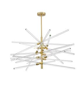 Lampa wisząca REYKJAVIK P0599-06A-V7AC oprawa w kolorze złotym ZUMA LINE