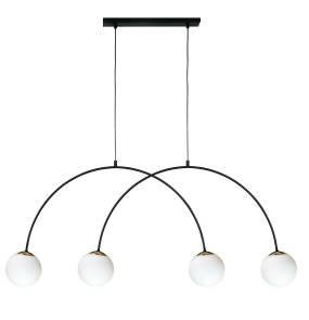 Lampa wisząca BOW 1220 oprawa w kolorze czarnym ZUMA LINE