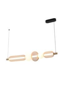 Lampa wisząca SARR MD2596-5B-3BGT oprawa w kolorze czerni i złota ZUMA LINE