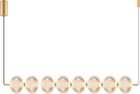 Lampa wisząca GALATEA DU31359/50W oprawa w kolorze złotym ZUMA LINE