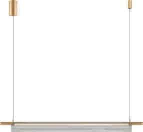 Lampa wisząca ARCUS DU31835/14W oprawa w kolorze złotym ZUMA LINE