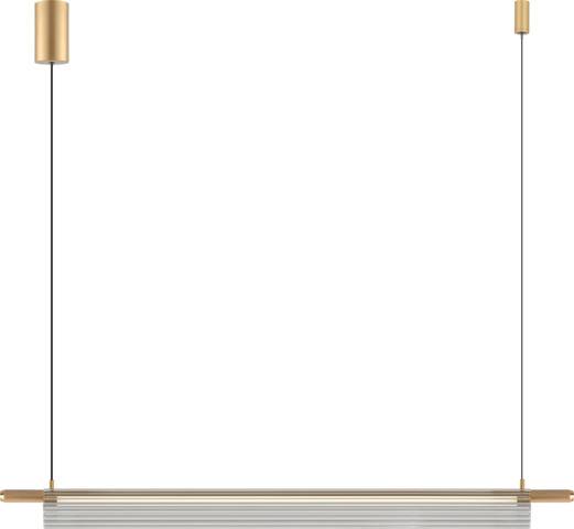 Lampa wisząca ARCUS DU31835/14W oprawa w kolorze złotym ZUMA LINE
