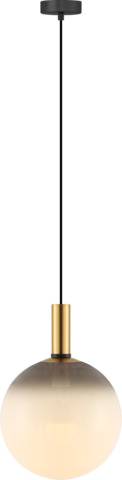 Lampa wisząca NUA DU31771/1L oprawa w kolorze czerni i złota ZUMA LINE