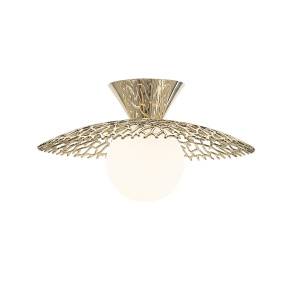 Lampa sufitowa NICOSIA A0600-01C-F7AA oprawa w kolorze złotym ZUMA LINE