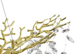 MD4115-14I-G CINDY LAMPA WISZĄCA ZŁOTAGOLD