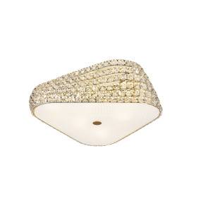 Lampa sufitowa BABYLON C0286-06M-F7AC oprawa w kolorze złotym ZUMA LINE